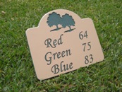 Engraved Sign Colors