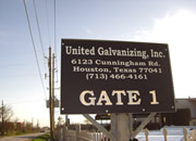 Engraved Sign Gate One