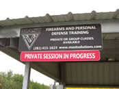 Engraved Sign Private Session