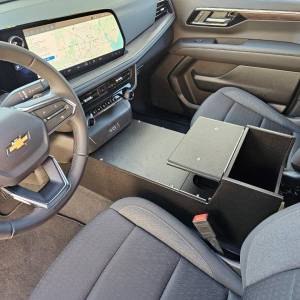 NARROW model driver side view with lid open
